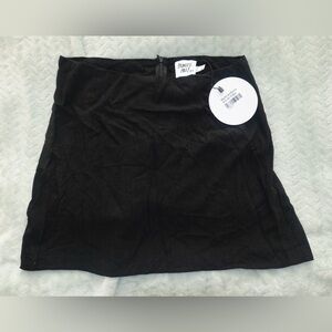 PRINCESS POLLY linen black skirt